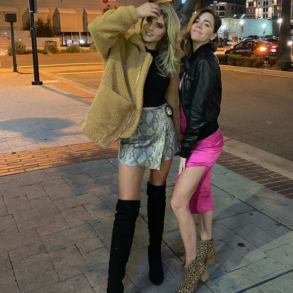 Zara Python Mini Skort - Picture 2 of 5